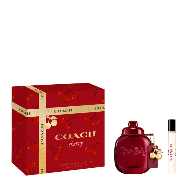 Coach Cherry Γυναικείο Αρωματικό Σετ: Parfum 50ml & Travel Spray 7.5ml