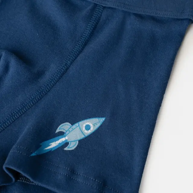 Minerva Παιδικό Boxer Αγόρι Rocket, Χρώμα Indigo 2