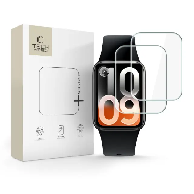 Tech-protect Hydro Flex+ 2-pack Xiaomi Smart Band 10 Pro Clear