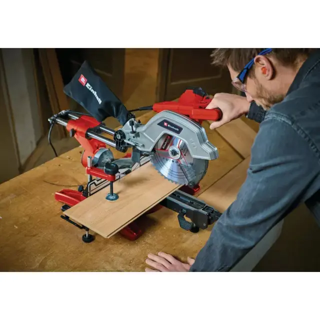 EINHELL 4300877 - TE-SM 10 L Dual Φαλτσοπρίονο Φ254mm Συρόμενο με Laser 1800W 2