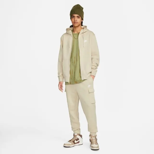 Nike Sportswear Fleece Full Zip Hoodie (BV2645-206) - Εκρού - S 3