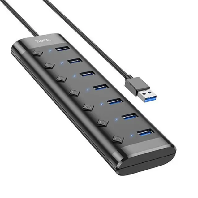 Hoco HB40 USB 3.0 Hub 7 Θυρών με σύνδεση USB-A 3