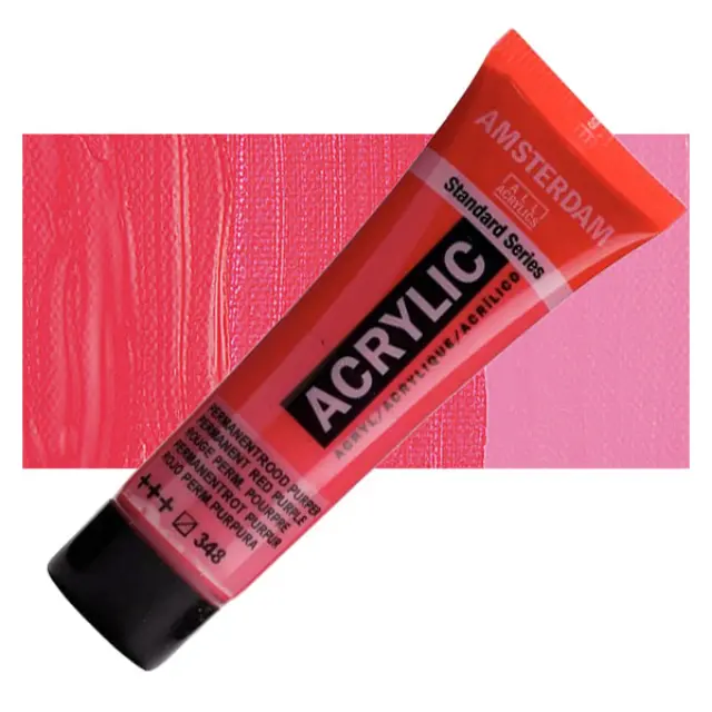 Ακρυλικό Talens Amsterdam 348 Permanent Red Purple - 20ml