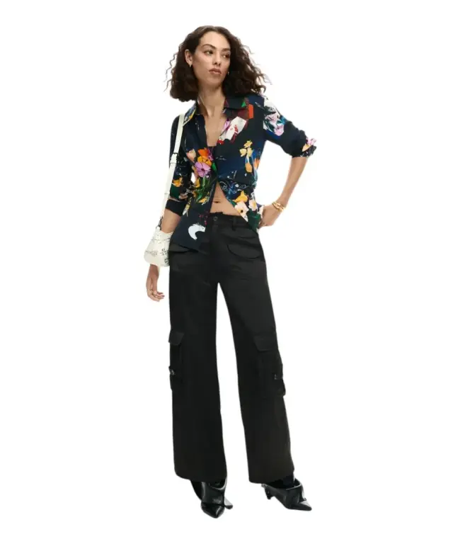 Desigual - Γυναικείο Πουκάμισο Fereo 26SWCW23-2000 Μαύρο - XS 3