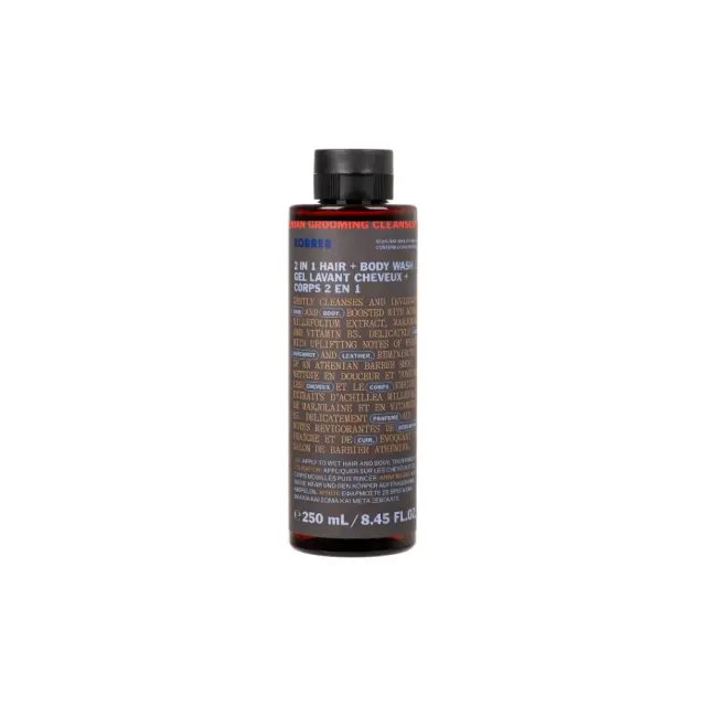 Korres Athenian Grooming 2in1 Shampoo & Shower Gel, Σαμπουάν & Αφρόλουτρο για Άνδρες 250ml
