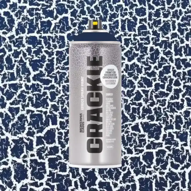 Montana Crackle Effect Spray Paint 400ml EC5010-Gentian Blue
