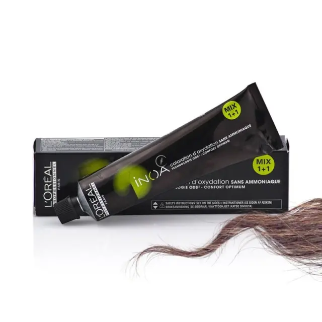 Loreal Inoa Βαφή 6,23 Ξανθό Σκούρο Ιριζέ Ντορέ 60ml 2
