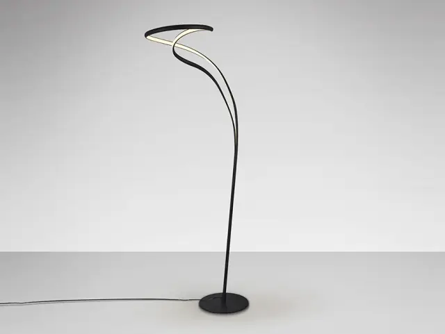 Danza 513481 – Μοντέρνο Μαύρο Επιδαπέδιο LED Φωτιστικό Dimmable 2