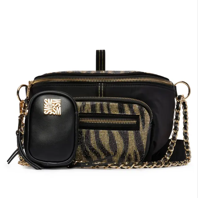 Γυναικεία Τσάντα Χιαστί Steve Madden Bmaximas 13001420-BLK Μαύρη Μαύρο - One Size