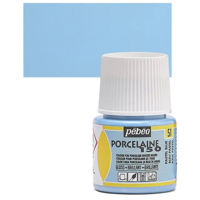 Pebeo Porcelaine 150 Σμάλτο - 051 Pastel Blue (O) - 45ml