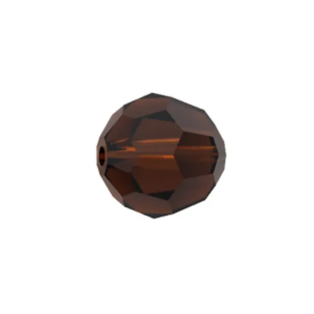 Swarovski 5000 Faceted Round Mocca 6mm - 10τεμ