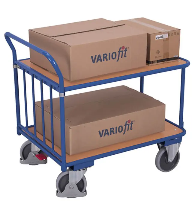 Variofit sw-700.503 Τρόλεϊ Μεταφοράς 2 Επιπέδων για Φορτίο Βάρους ως 400kg 3