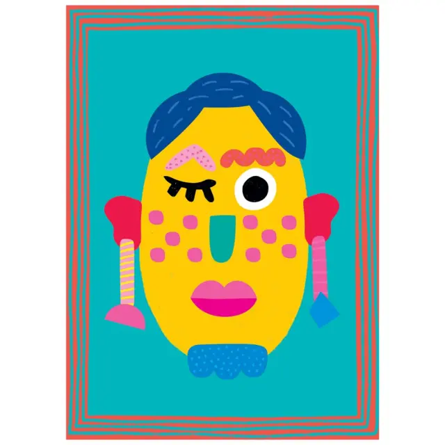 Les Ateliers Δημιουργώ Πορτρέτα με Αυτοκόλλητα - Funny Portraits (3+ ετών) 18481 2
