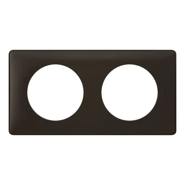 2 GANG PLATE BASALTE