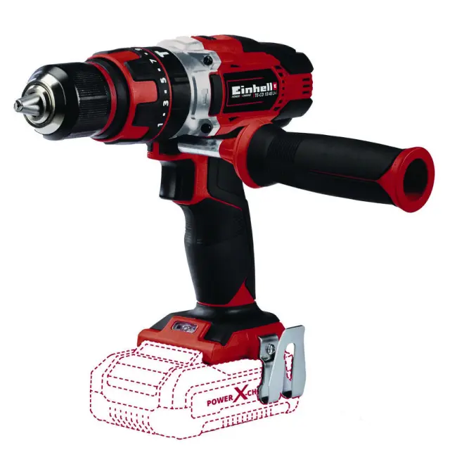 Einhell 4513926 - Δραπανοκατσάβιδο Μπαταρίας Κρουστικό TE-CD 18/48 Li (Χωρίς Μπαταρία + Φορτιστή)