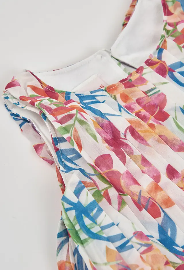 Boboli Chiffon φόρεμα με τύπωμα για κορίτσι 763017-9846 3
