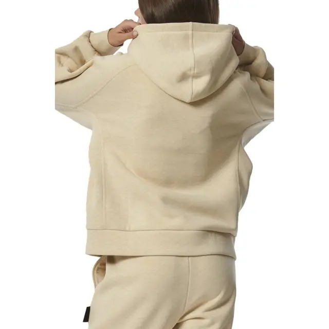 Body Action Fleece Sweatshirt (071321-01-Beige) - Μπέζ 2