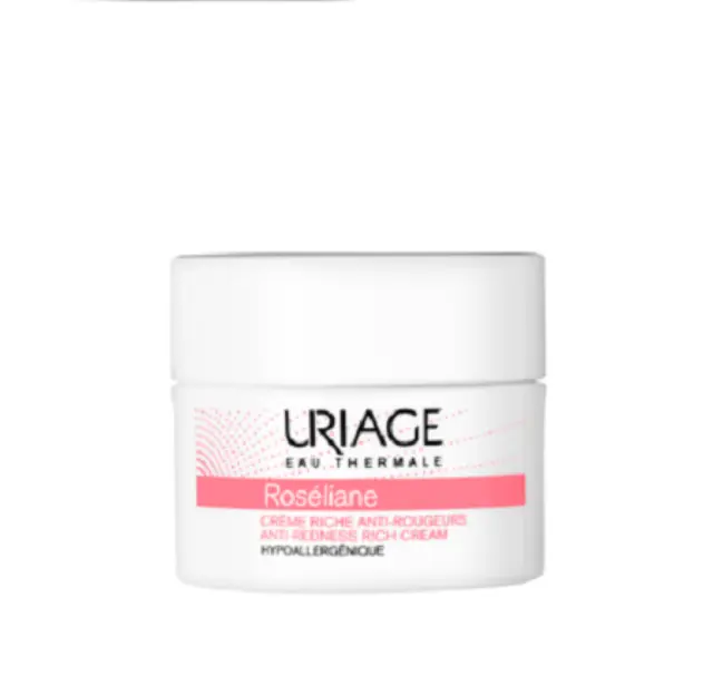 Uriage Roseliane Anti-Redness Rich Cream Πλούσια Ενυδατική Κρέμα Προσώπου κατά της Ερυθρότητας και των Ευρυαγγείων, 50 ml