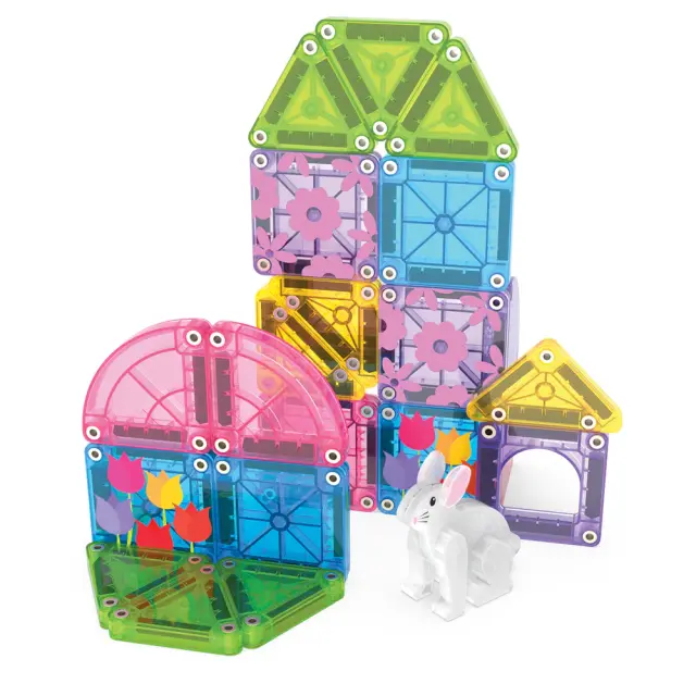 Magna-Tiles Μαγνητικά Πλακίδια MicroMAGS Spring Garden Travel Set 24 Κομμάτια (3+ ετών) 264024SG 3
