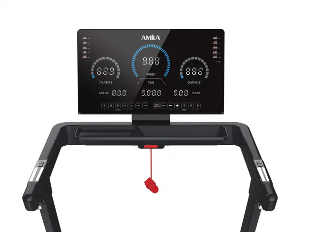 Διάδρομος Γυμναστικής Amila Velos F300PI Slim (Αναδιπλούμενος) (92235) 3