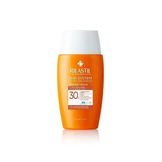 Rilastil Sun System Water Touch Αδιάβροχη Αντηλιακή Κρέμα Προσώπου SPF30 50ml