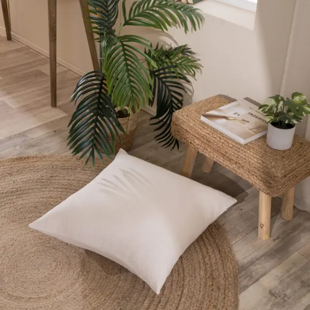 Μαξιλαροθήκη Rieti 01 TEORAN 65x65cm δαπέδου με γέμιση 3