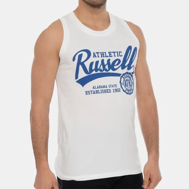 Russell Athletic Rosette-Singlet T-Shirt (A2033-1-001) - Λευκό 2
