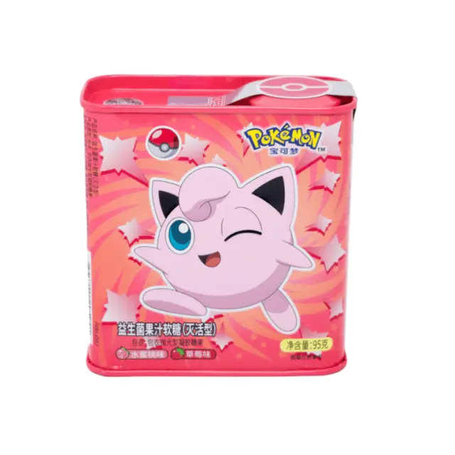 Leda Pokemon Soft Candy Mix Flavours Peach Strawberry 95gr (Aνάλωση κατά προτίμηση πριν από 02/11/26)