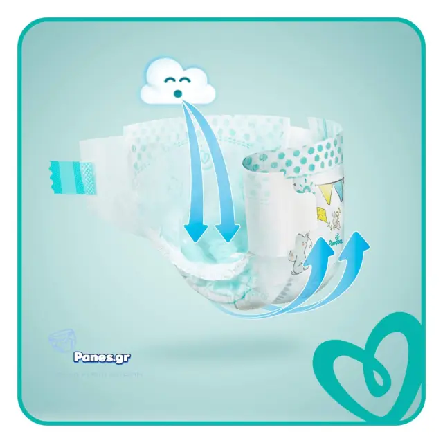 Pampers Active Baby Junior- Νο5 (11-16kg) 110τεμ (Mega Pack+) 2