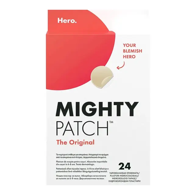 Hero. Mighty Patch The Original Anti-Pimple Επιθέματα για Σπυράκια, 24 τεμάχια