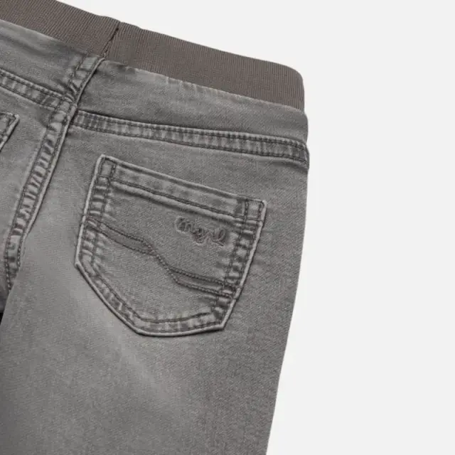 Mayoral Παντελόνι Soft Denim Jogger Γκρι Μεσαίο για Αγόρι 3