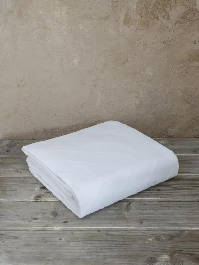 Κουβέρτα Alba Λευκό Μονή 170x250