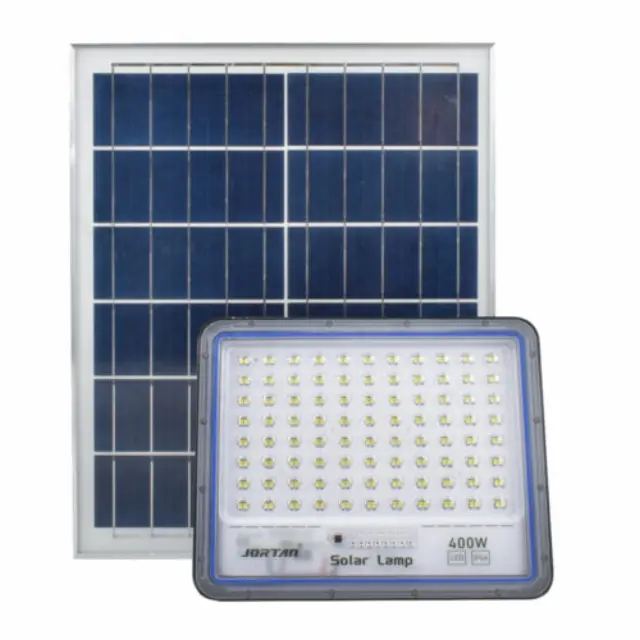 Jortan Στεγανός Ηλιακός Προβολέας LED 400W με Τηλεχειριστήριο IP66 JT-BS400W-TFTZ