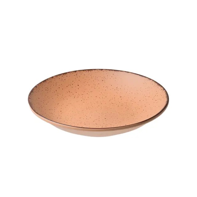 ESTIA ΠΙΑΤΟ ΒΑΘΥ TERRA ΠΟΡΣΕΛΑΝΙΝΟ 23cm SALMON 2