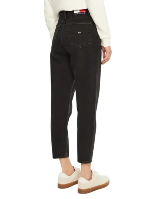 Tommy Hilfiger - Γυναικείο Jean Ultra High Rise Mom Tapered Fit DW0DW20369-1BZ Μαύρο 2