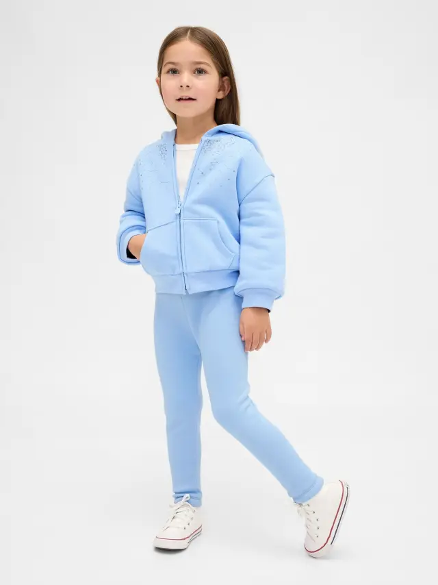 Βρεφικό & Νηπιακό Cozy-Lined Κολάν Wind blue - 6-12M