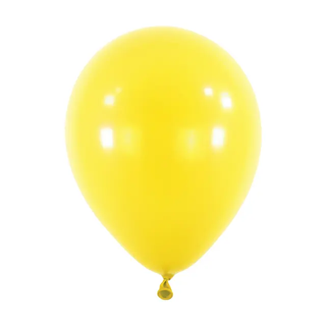 Μπαλόνια Λάτεξ 5'' Κίτρινο / 100 τεμ - Yellow Sunshine