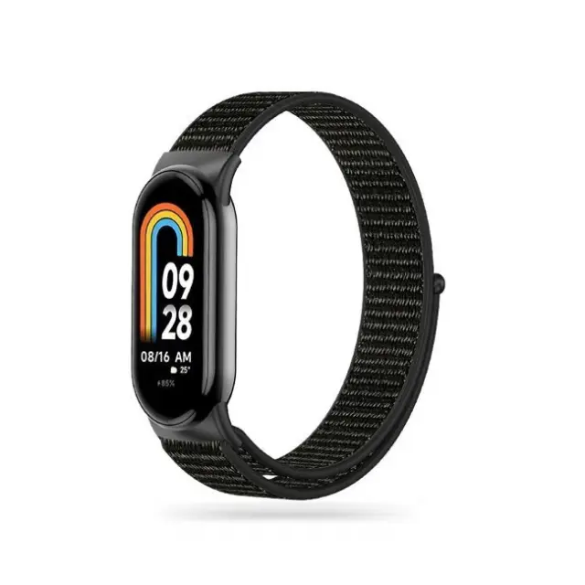Tech-Protect Λουράκι Nylon Xiaomi Smart Band 8 / 8 NFC Black