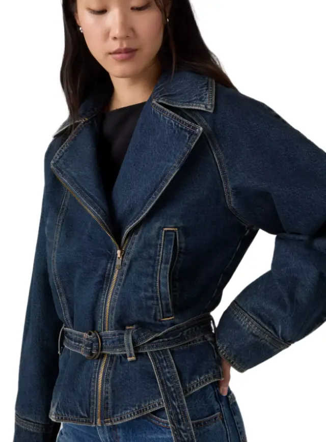 Levi's 80's Bomber Jacket γυναικείο τζιν μπουφάν 0088X0000-1 2