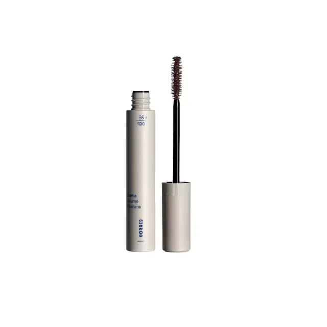 Korres Drama Volume Mascara 02 Plum Brown Μάσκαρα για Έντονο Μήκος & Όγκο Καφέ, 13ml