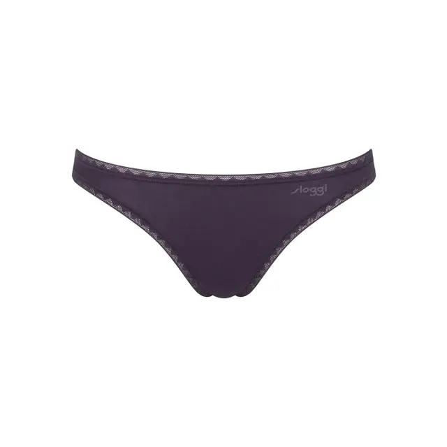 Sloggi Γυναικείο Slip Go H Mini Organic - Διπλό Πακέτο, Χρώμα Multi Purple - XL 2