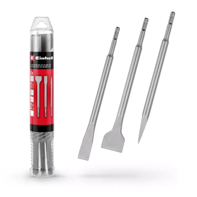 Einhell 49247200 - Σετ 3 τεμαχίων καλεμιών SDS Plus, 250 mm