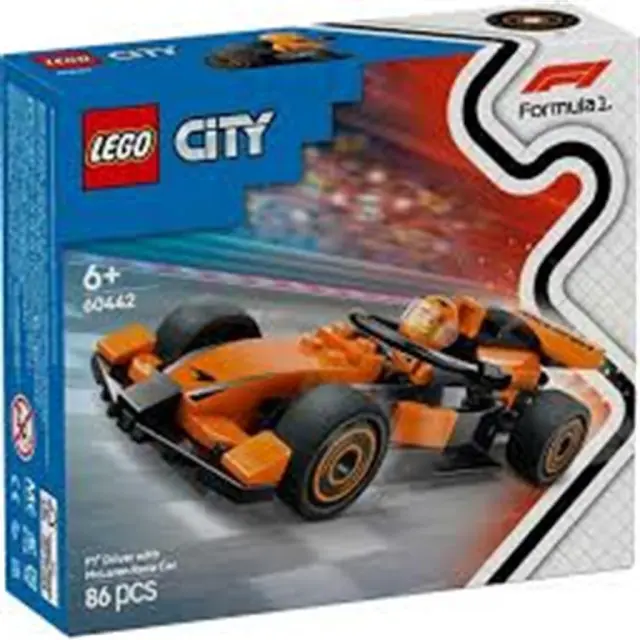 Lego City Οδηγός F1® Με Αγωνιστικό Αυτοκίνητο Mclaren / 60442 (Lego)