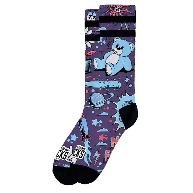 American Socks No Future Mid High Signature Κάλτσες Streetwear Unisex - 37-41 (S/M)