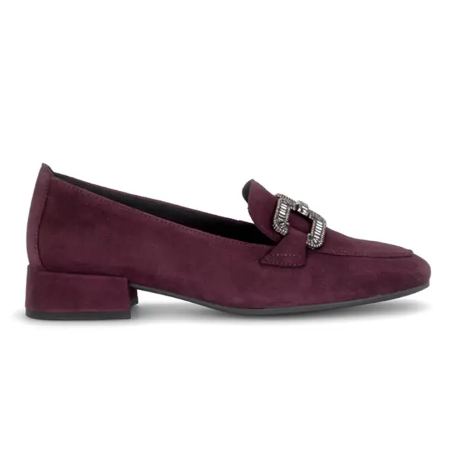 Gabor Μοκασίνια-Loafers Γυναικείο δέρμα Nubuck Μπορντώ GAB/400202 004-MULBERRY - 42