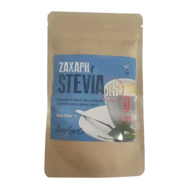 BIOAGROS Στέβια με Ερυθριτόλη 1:5 , 100gr