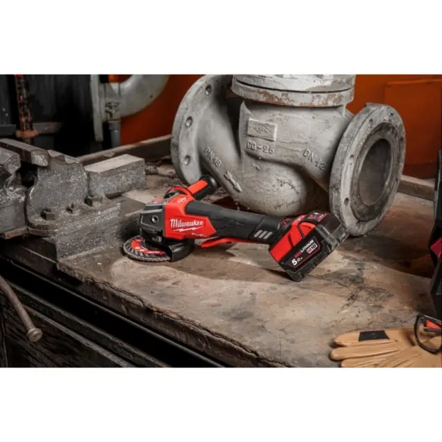 Milwaukee 4933478434 - Γωνιακός Τροχός Μπαταρίας 125mm M18 ONEFSAG125XPDB-0X με HD Box Μεταφοράς, (Χωρίς Μπαταρία και Φορτιστή) 3