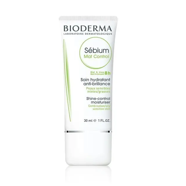 Bioderma | Sebium Mat Control | Ενυδατική Κρέμα Προσώπου για Ματ Αποτέλεσμα και Σύσφιξη των Πόρων | 30ml