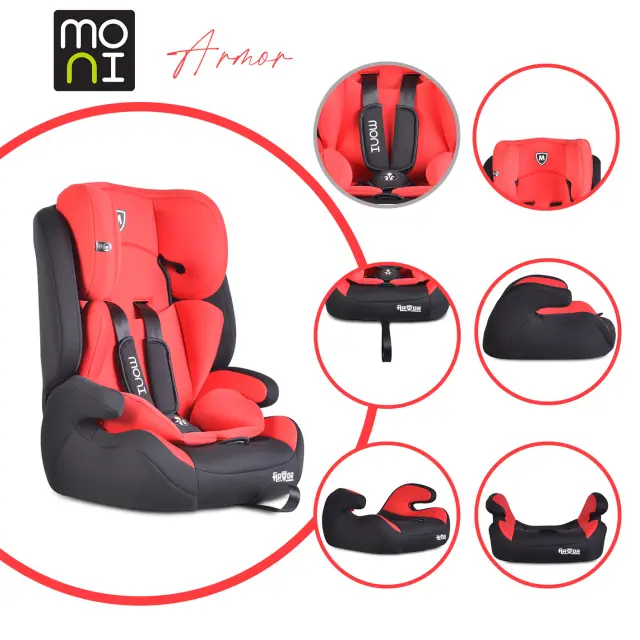 MONI - Car seat Armor red - 3800146238957