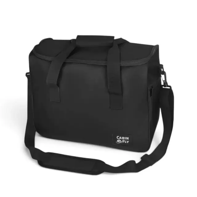 Σάκος Ταξιδίου CabinFly Economy 40x30x20cm 24L για Ryanair Wizz Air Transavia - Μαύρο